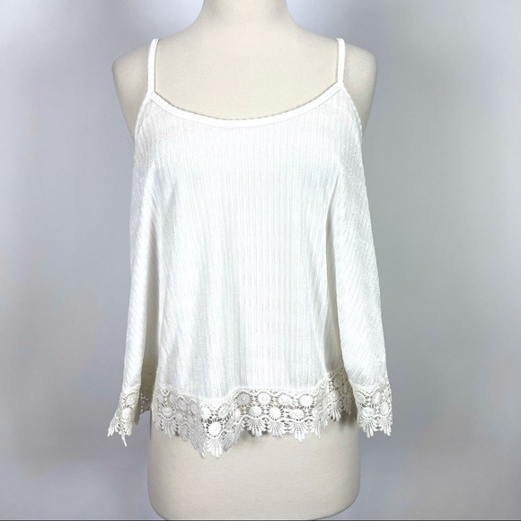 9.3 Eline by Line & Dot crochet trim tank top - Picture 1 of 6